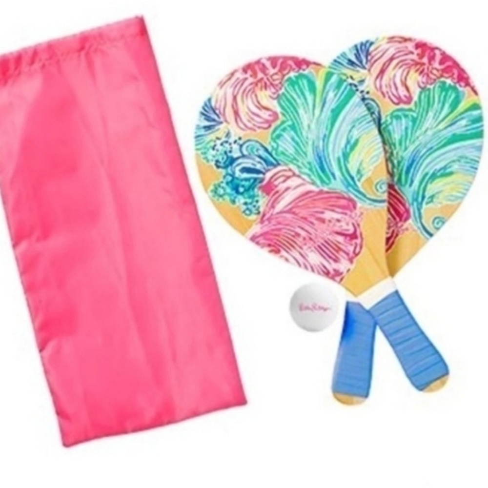 NWT. Lilly Pulitzer. Paddleball Set.